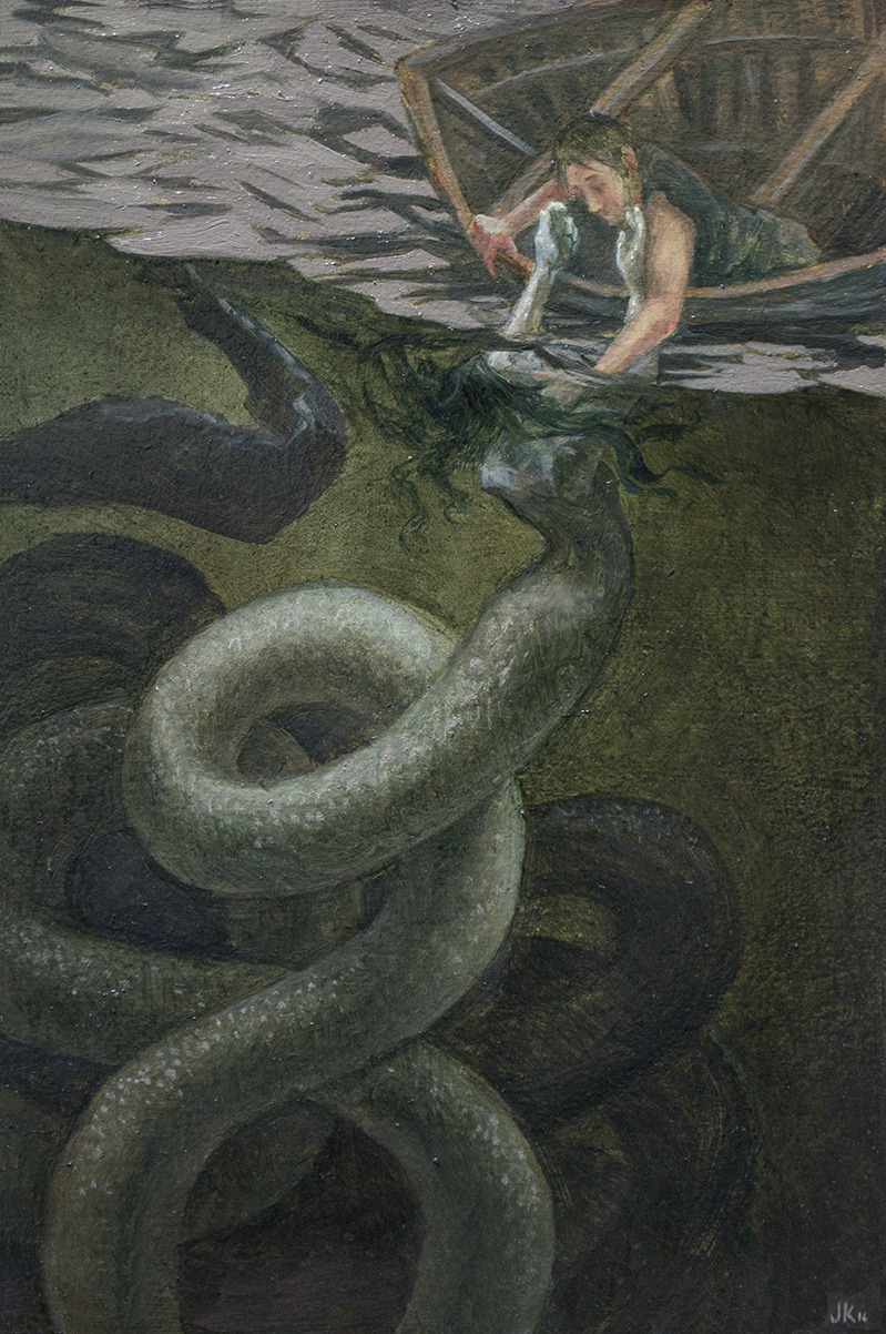 jennakass:  Month of Love Week Two - Lost in Translation By Jenna Kass - Oil on gessoed