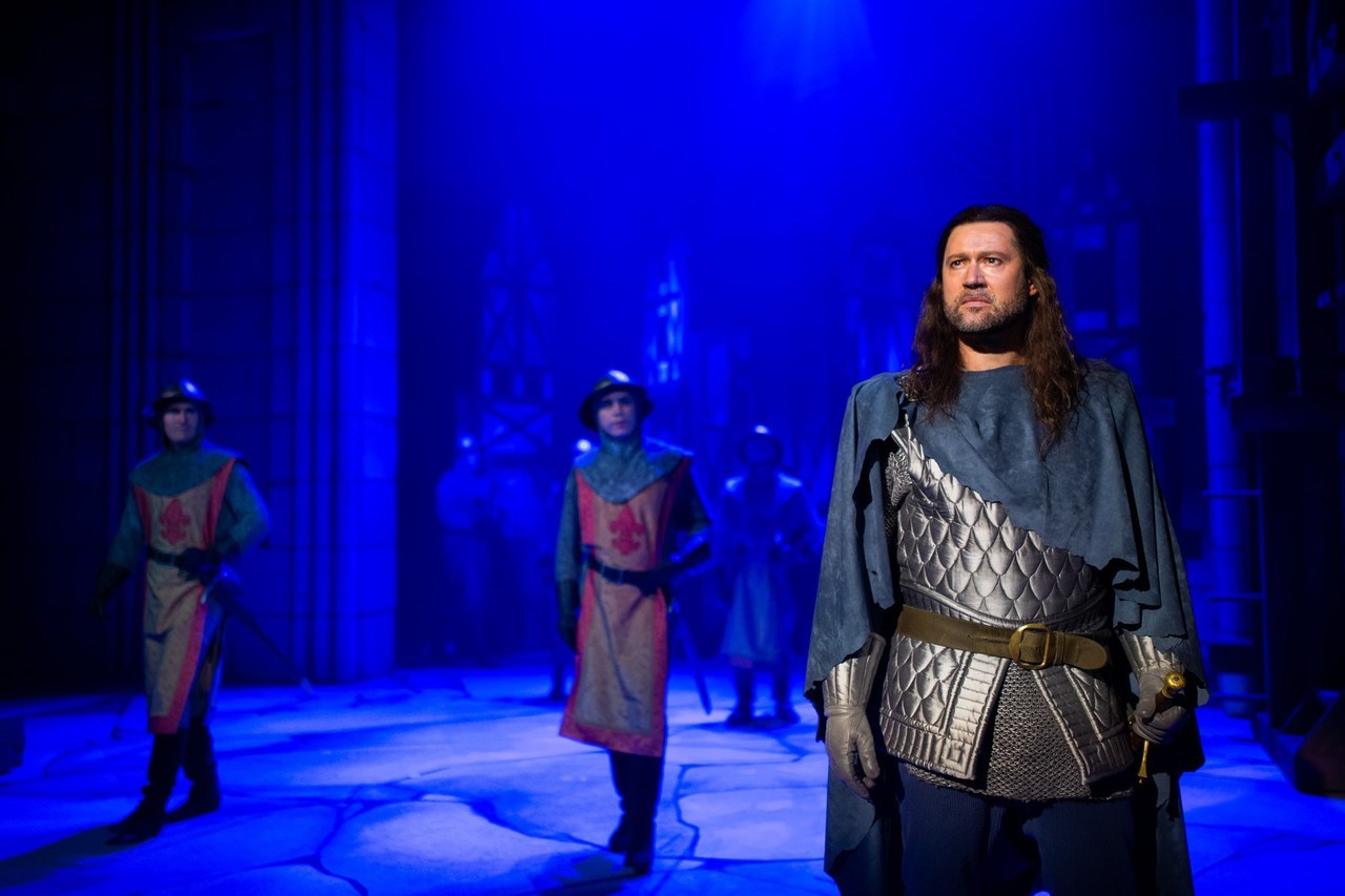 Lari Halme as Phoebus in Tampereen Teatteri’s upcoming production of Notre Damen kellonsoittaja / The Hunchback of Notre Dame.
Photo by Heikki Järvinen.