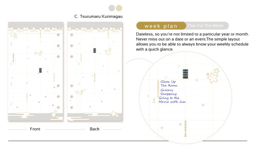 doujingo:Touken Ranbu Character Themed Planner Refills Is procrastination a problem for you? Well,