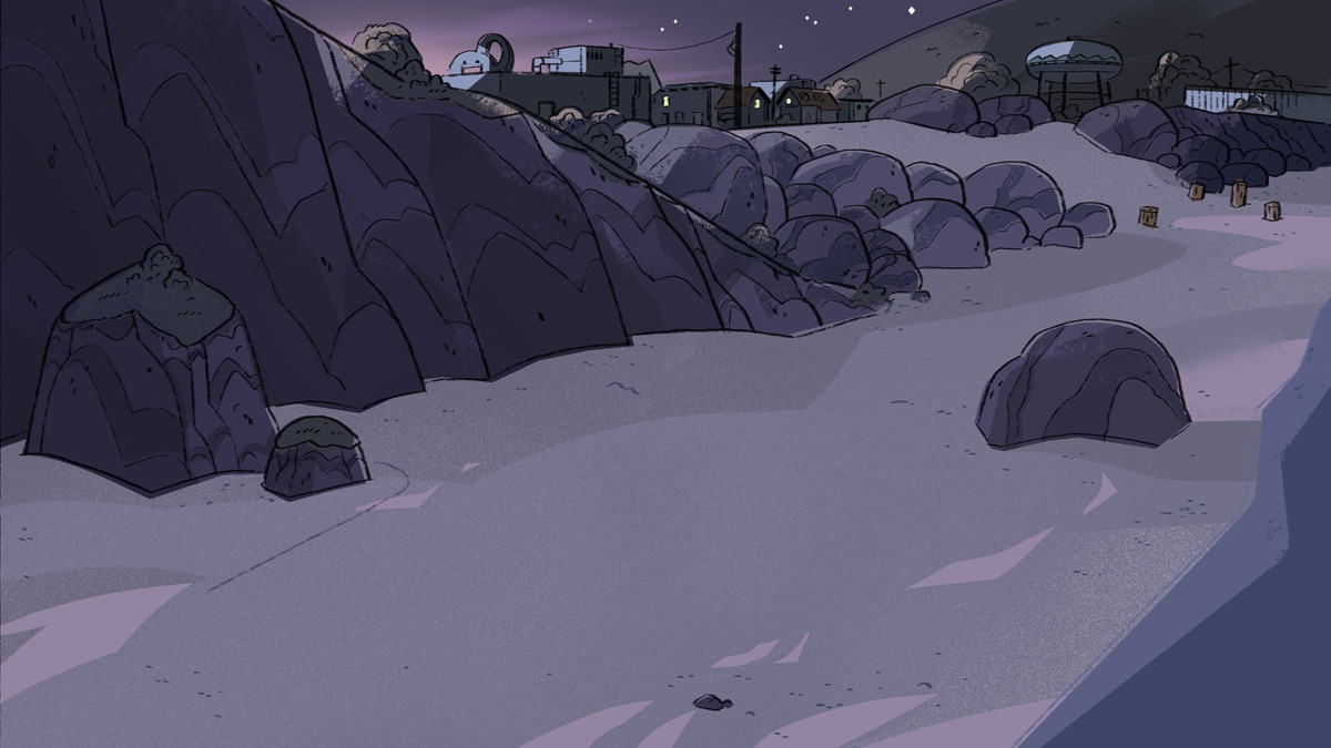 A selection of Backgrounds from the Steven Universe episode: Mirror Gem Art Direction: Elle