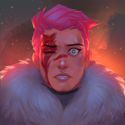 denimcatfish: Thought about Zarya during the Omnic war so did a quick thing.