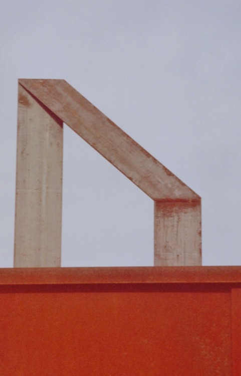 46/365Structure & Sky(Part of Film February.  Shot with 35 mm film using an old Pentax point &am