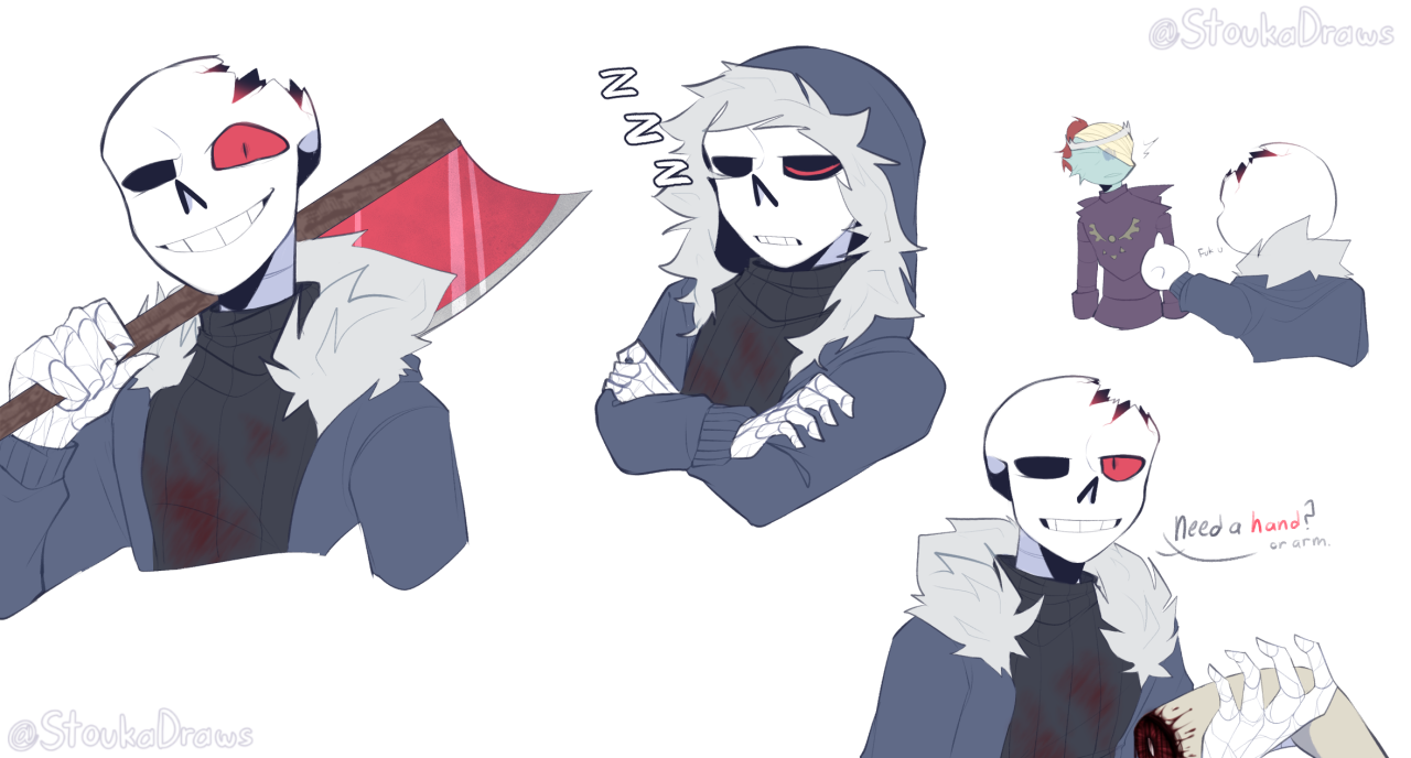 A little art dump of mainly horror sans : r/Undertale