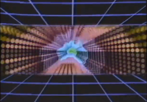 Image West animated corporate identities and video design from 1981 - created utilsing the  Scanimate analog video effects system.