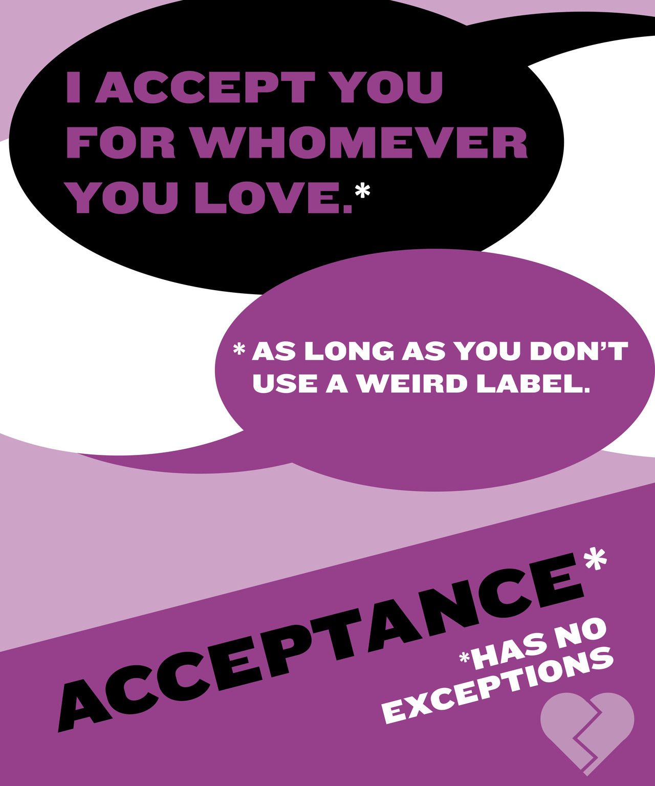 mercedeslezzies:  I think this speaks for itself. Accepting a person doesn’t mean