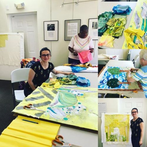 A glimpse of StoryQuilters of Hannibal Square Heritage Center at work this past weekend. Was so invo