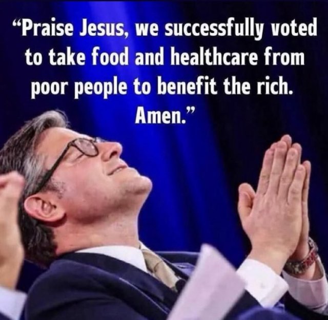 So stop telling me that they can’t be christian and treat people like shit. That’s the whole goddamn…