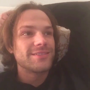 Just Jared Being A Sweetie While Watching 11x07 With Everyone Last Night.