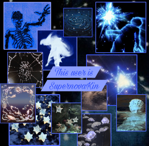 Since Im Seemingly The Only Person Who Identifies As SupernovaKin I Made A Flag And A Mood Board For