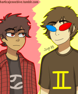 Harticajennebive :Hello Ikimaru! I Made A Fanart Of Your Humanstuck Of Sollux And