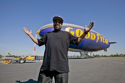 90s90s90s:  Ice Cube Finally Got His Name On Goodyear Blimp