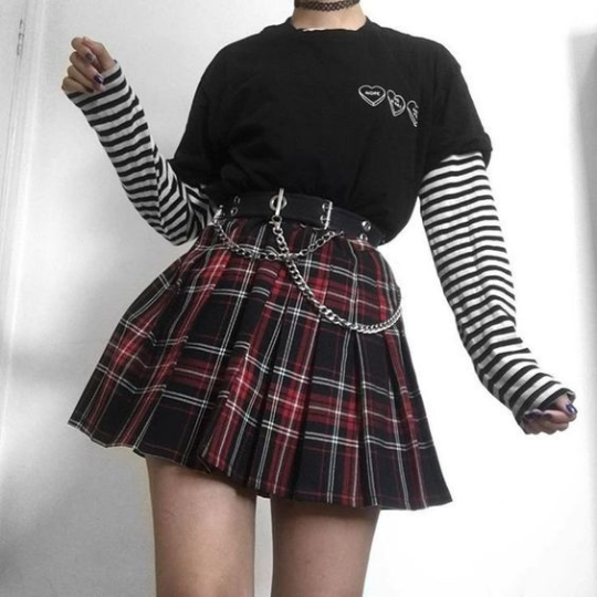 Pleated Mini Skirts: Photo