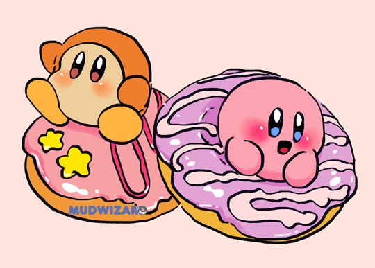 Kawaii Kirby Doodle Art Print – KiraKiraDoodles