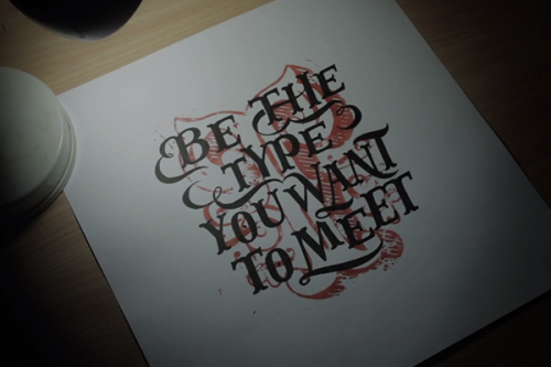 type-lover:  Be the typeby Gustavo Mancini  Woah