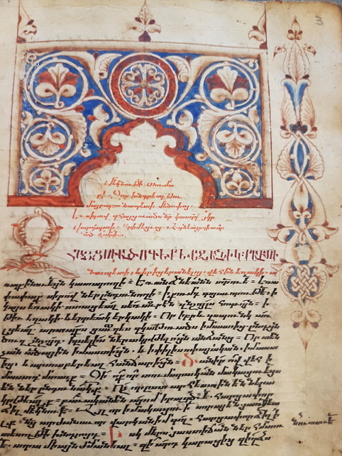 LJS 443 - [Collection of texts on the calendar]This wonderful Armenian manuscript is a collection of