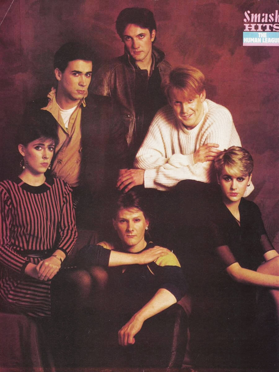 <p>The Human League poster from Smash Hits magazine, December 1982.</p>
