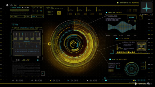 sciencefictioninterfaces:Guardians Of The Galaxy screen graphics by Territory Studio 