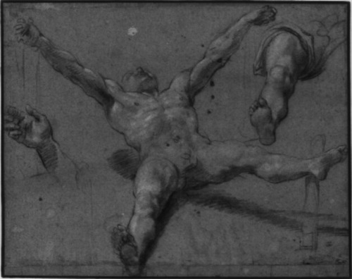 Study for the Scourging of Saint Andrew, by Domenichino, Royal Collection, London.