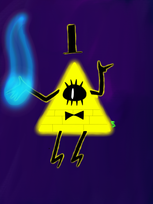 Bill Cipher One Of The Coolest Characters Ever In A Tv Show So I Decided To Make A Little Artwork For