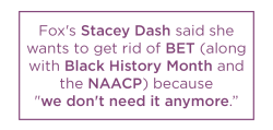 conservativerepublicanmom:  mediamattersforamerica:  #WhoIsStaceyDash  You can tell in the first millisecond of the first gif w/ gabby that she knew EXACTLY what she was doing 