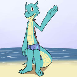 Teen Sea Dragon Ember Storm.  He Likes Swimmin&Amp;Rsquo;