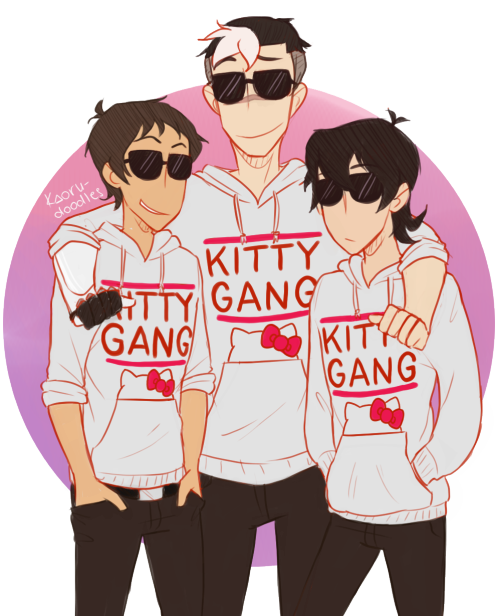 kaoru-doodles:I don’t really have an excuse, but this postKitty Gang ain’t nothing to fuck with
