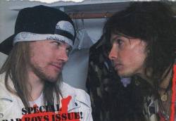 veroushka:  Axl Rose & Steven Tyler