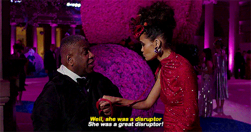 hennyproud:   André Leon Talley: What’s interesting today?Thandie Newton: Empowerment, acceptance, and disruption definitely. Thandie Newton and André Leon Talley discussing the importance of being disruptive and Billie Holiday at the “Rei Kawakubo/Comme