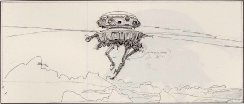 Han and Chewie encounter an Imperial probe droid on Hoth—and something else. Art and sketches 