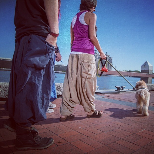 buddhapants:  Hanging in #Savannah in some #Buddhas #georgia #riverstreet #sundayfunday
