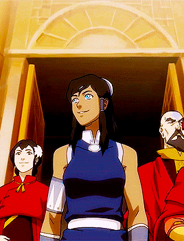 giffingkorra:  korra in her gala dressrequested by anon