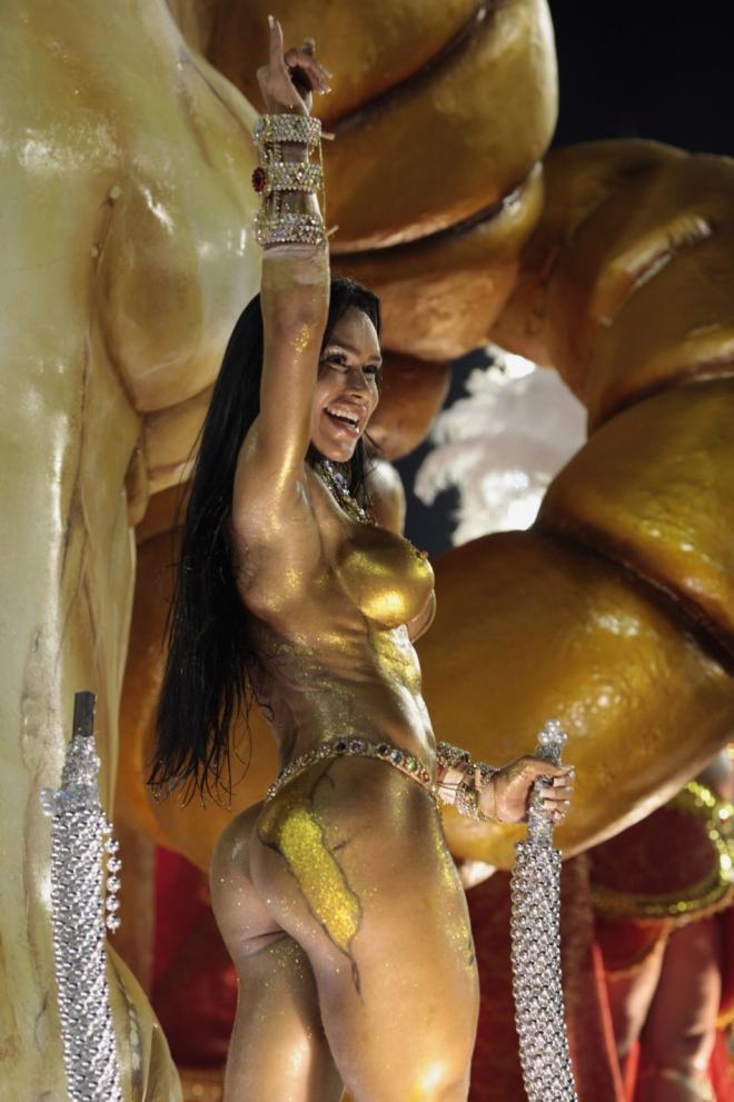 Rio carnival samba dancers nude