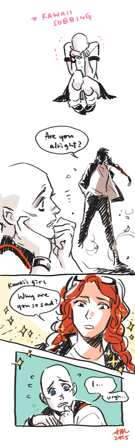 temariart:  ケイパブル先輩とわたし(///´∀`///)♡*throws self off cliff*