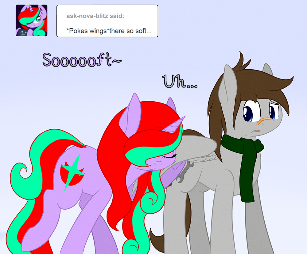 askfuselight:  Pegasus feathers confirmed for soft. Apparently.  x3