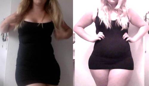 thickwhitechocolate:  curvycasey:  blast from the past: comparison shots  Hot