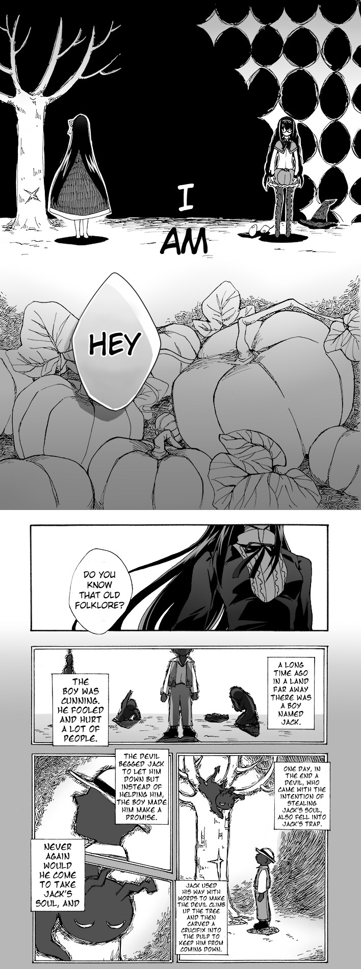 desperate-translations:  Title: 叛逆のほむほむまんが【ハロウィン風味】