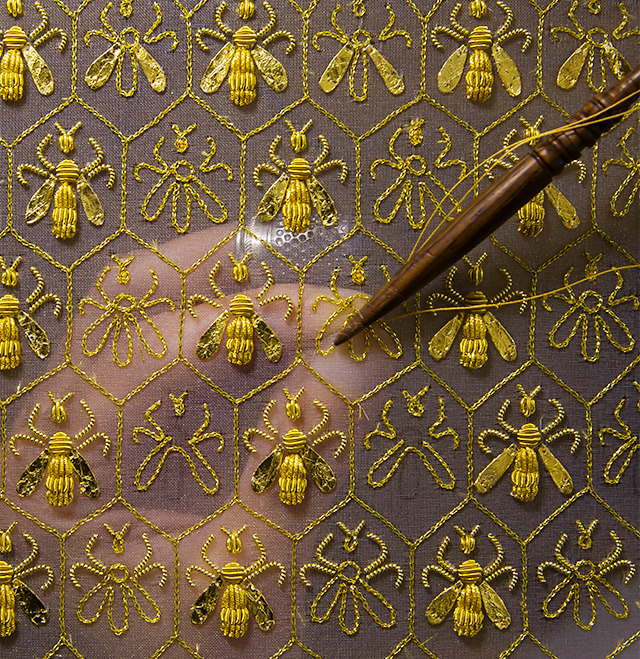 guerlain:  Constellation of 69 bees, the symbol of the Empire and the emblem of the