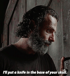 macheteandpython:  Rick’s threats are getting really specific 