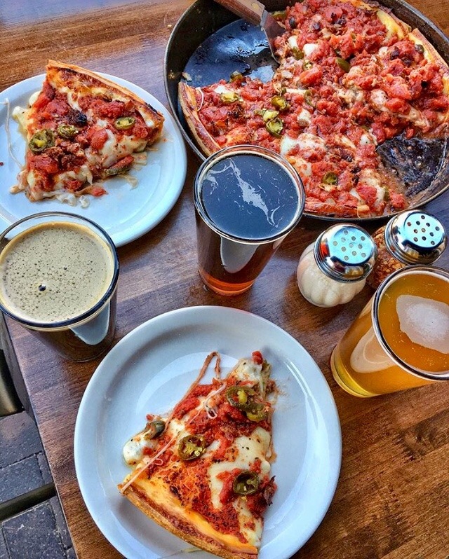 foodieapprovedeats:  Rance’s Chicago Pizza 🍕 📍Costa Mesa, CA 📍Long Beach,