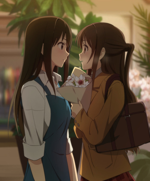 ✧･ﾟ: *✧ Flower Shop ✧ *:･ﾟ✧♡  Characters ♡ : Rin Shibuya ♥ Uzuki Shimamura ♢  Anime