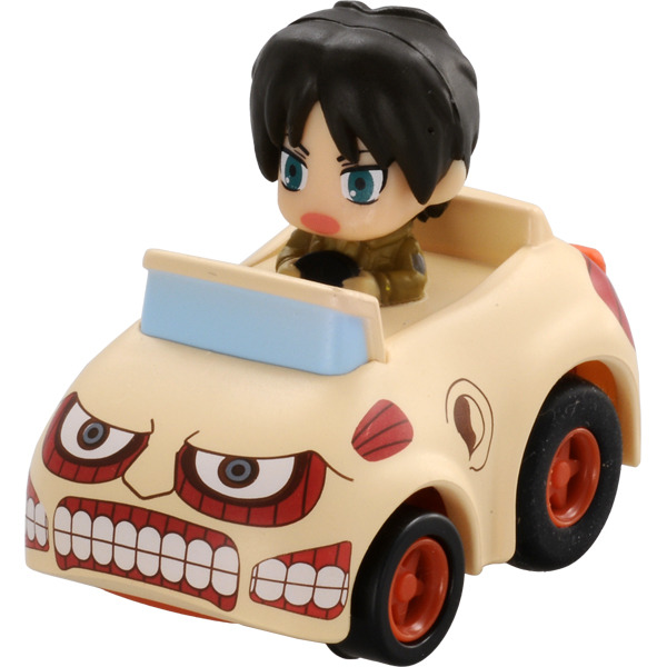Takara Tomy Mall is selling Choro-Q toys featuring Eren &amp; Levi in Colossal