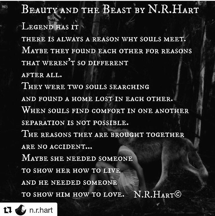 N R Hart Beauty And The Beast N R Hart This Poem