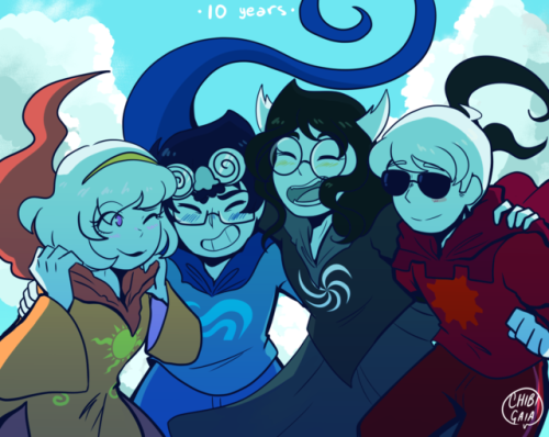 chibigaia-art: couldn’t decide on which version to post so here we go with both! I missed these kids so much 