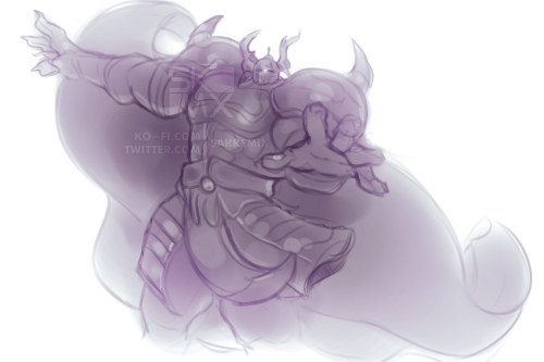 Garland &amp; Golbez that are bigger than usual to practise more freeflowing stuff Ko-fi ☕ | &nb