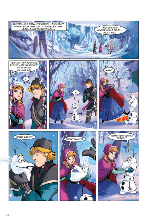 frozen: the story of the movies in comics 8 of 23 - Tumbex