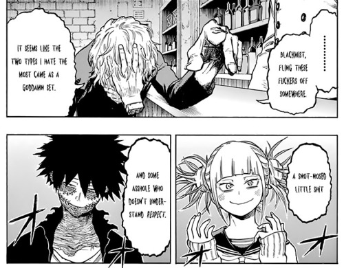 chinchillalace:Shigaraki lacks any real self awareness.