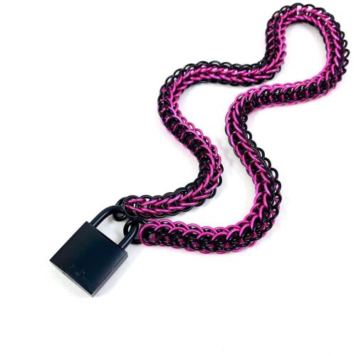 Had a recent #CustomOrder for a black and hot pink #DayCollar  I love it! What do you think, is this