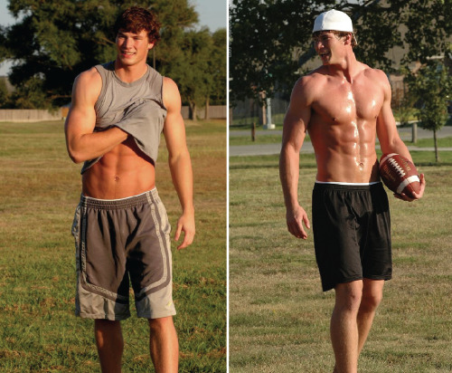 boytrappedinthcloset:  Look at Derek Theler perfectly shaped abs