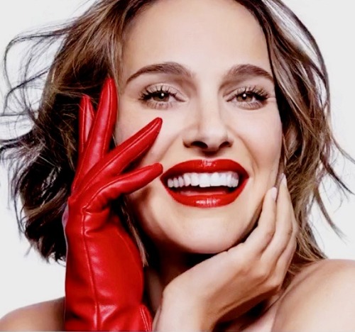 Natalie Portman photographed for Dior rouge, 2021.