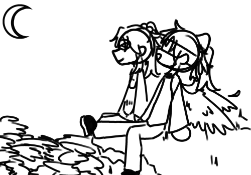 Sketch Of Ellie And Kaylee!!